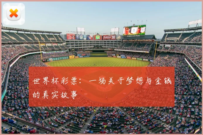 世界杯彩票:一场关于梦想与金钱的真实故事