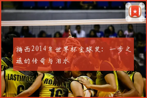 梅西2014年世界杯金球奖：一步之遥的传奇与泪水
